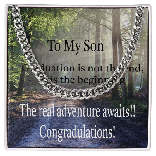 Classic Link Chain Necklace Graduation Gift